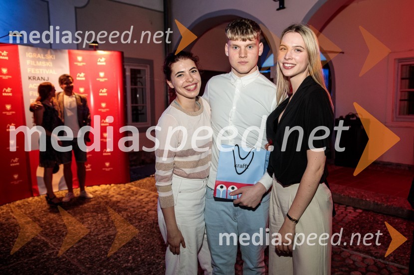  ... ;  Viktor Benóný, igralec;  Klara Kuk, igralka, manekenkaFilmski festival Krafft, zaključek