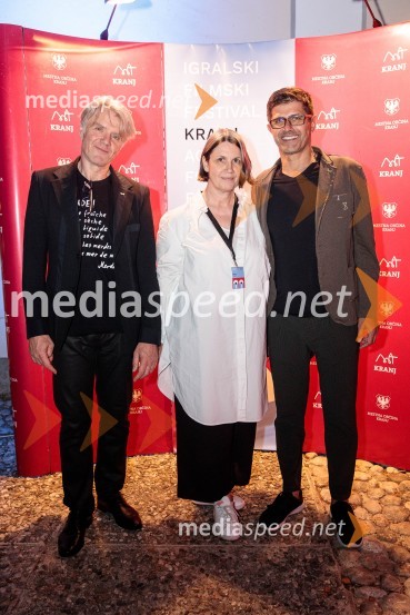  Branko Završan, igralec;  Maja Sever, igralka;  Matjaž Rakovec, župan Mestne občine KranjFilmski festival Krafft, zaključek