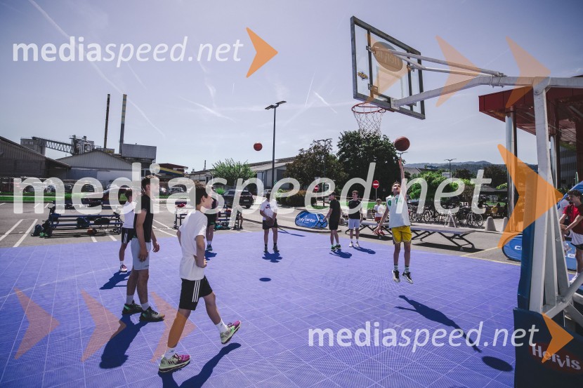 Ulična košarka 3 na 3 v Citycentru Celje