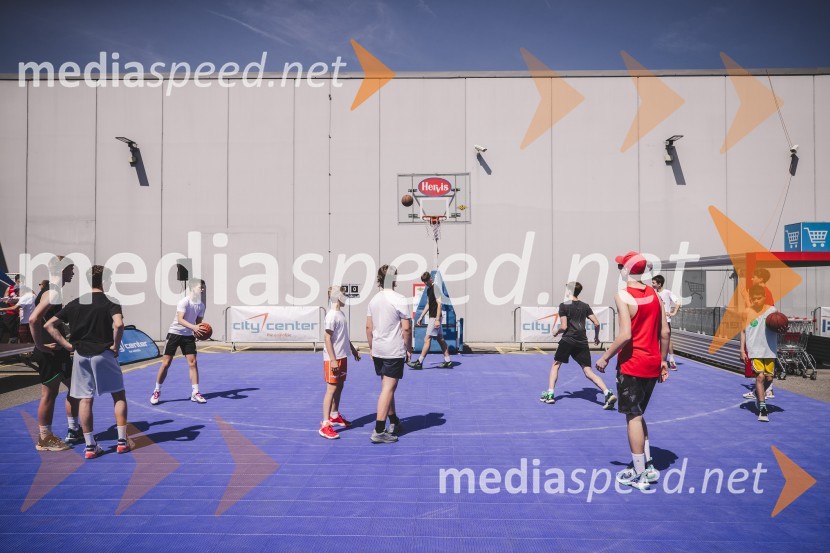 Ulična košarka 3 na 3 v Citycentru Celje