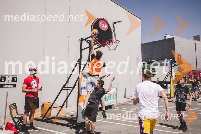 Ulična košarka 3 na 3 v Citycentru Celje