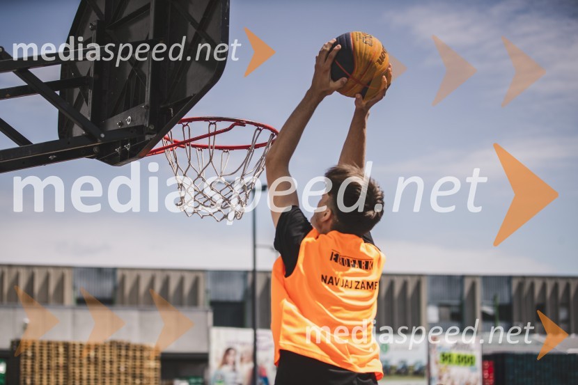 Ulična košarka 3 na 3 v Citycentru Celje