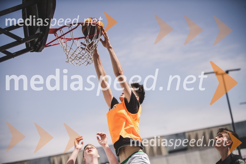 Ulična košarka 3 na 3 v Citycentru Celje