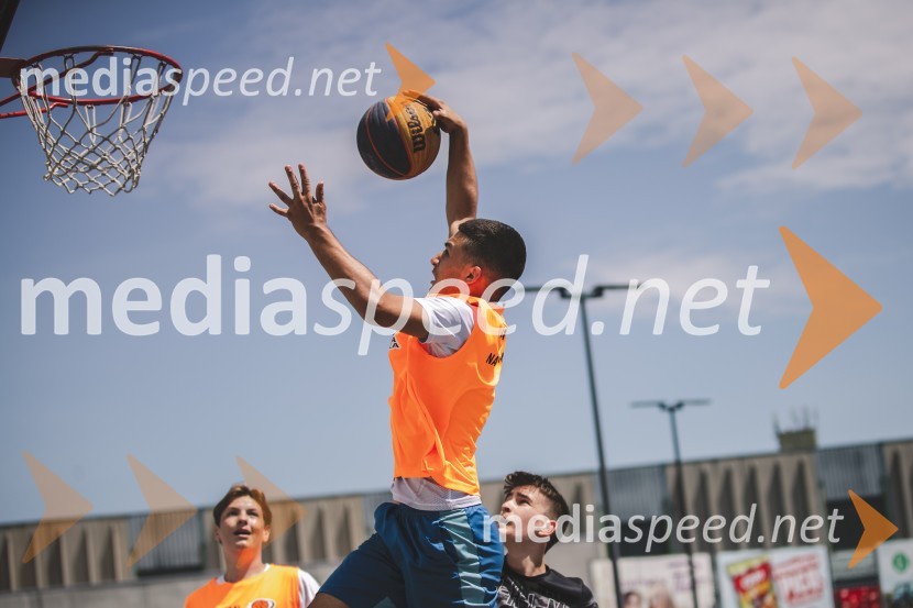 Ulična košarka 3 na 3 v Citycentru Celje