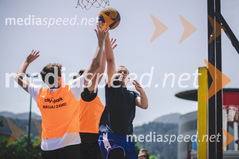 Ulična košarka 3 na 3 v Citycentru Celje