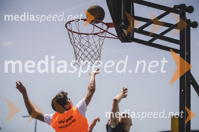 Ulična košarka 3 na 3 v Citycentru Celje