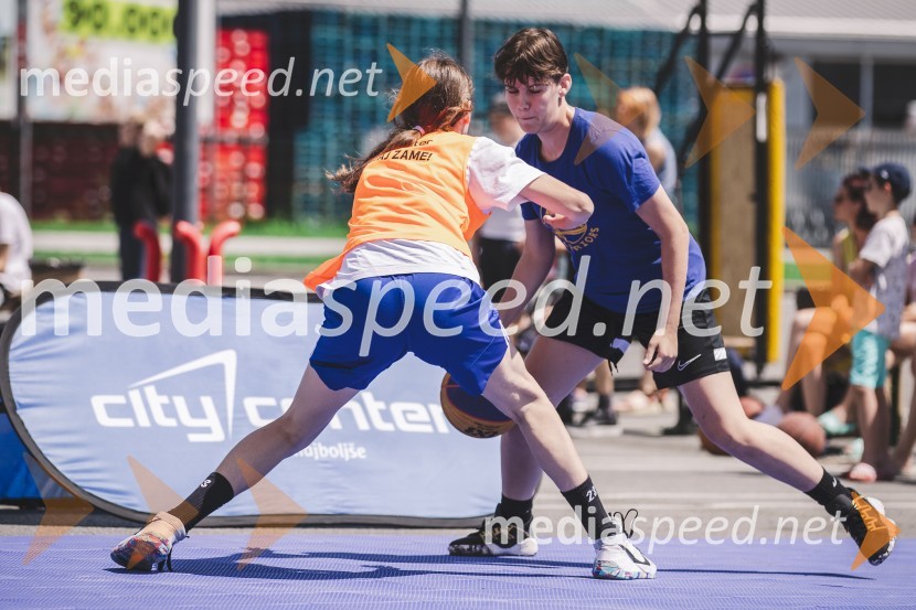 Ulična košarka 3 na 3 v Citycentru Celje