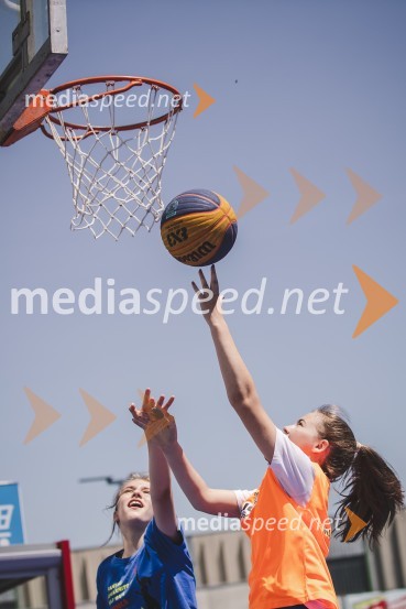 Ulična košarka 3 na 3 v Citycentru Celje