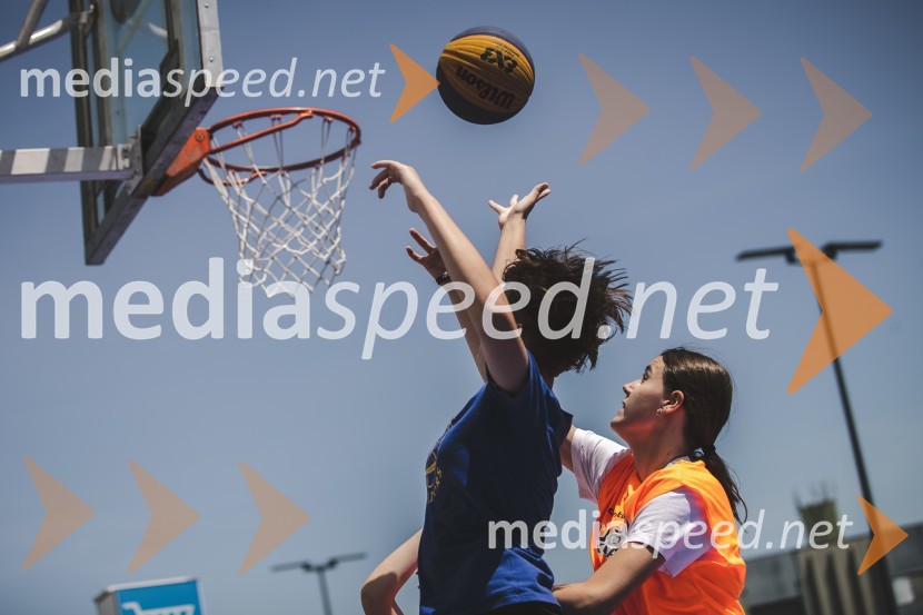 Ulična košarka 3 na 3 v Citycentru Celje