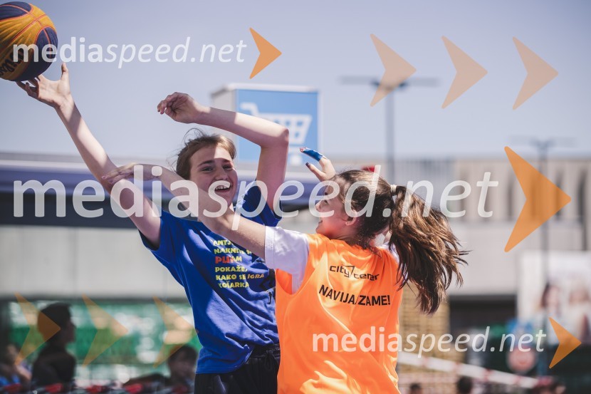 Ulična košarka 3 na 3 v Citycentru Celje