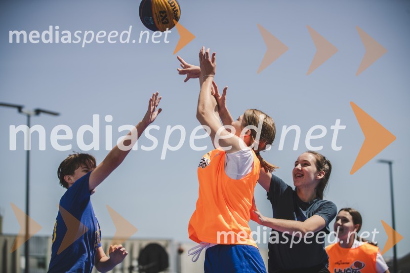 Ulična košarka 3 na 3 v Citycentru Celje