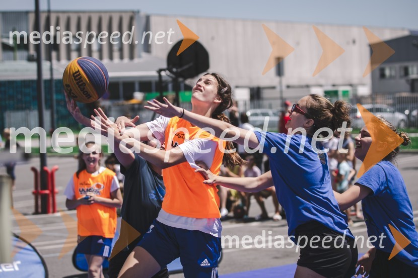 Ulična košarka 3 na 3 v Citycentru Celje