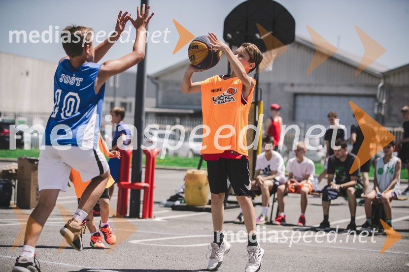 Ulična košarka 3 na 3 v Citycentru Celje