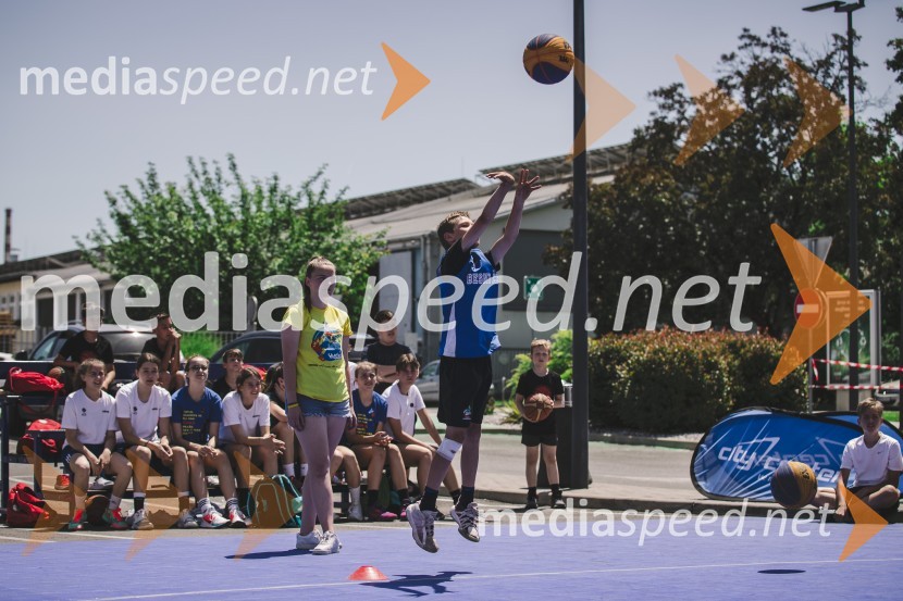 Ulična košarka 3 na 3 v Citycentru Celje