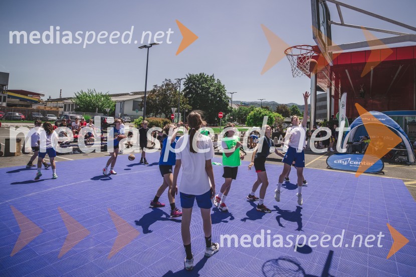 Ulična košarka 3 na 3 v Citycentru Celje