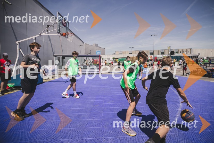 Ulična košarka 3 na 3 v Citycentru Celje