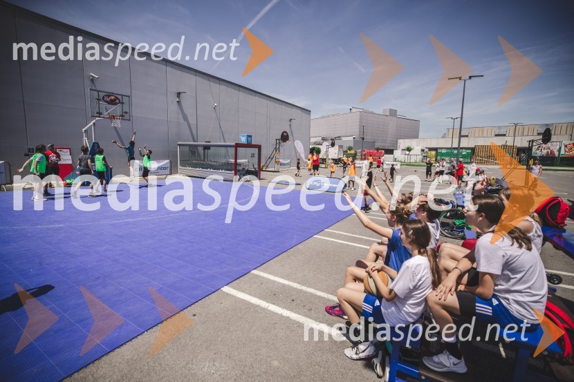 Ulična košarka 3 na 3 v Citycentru Celje