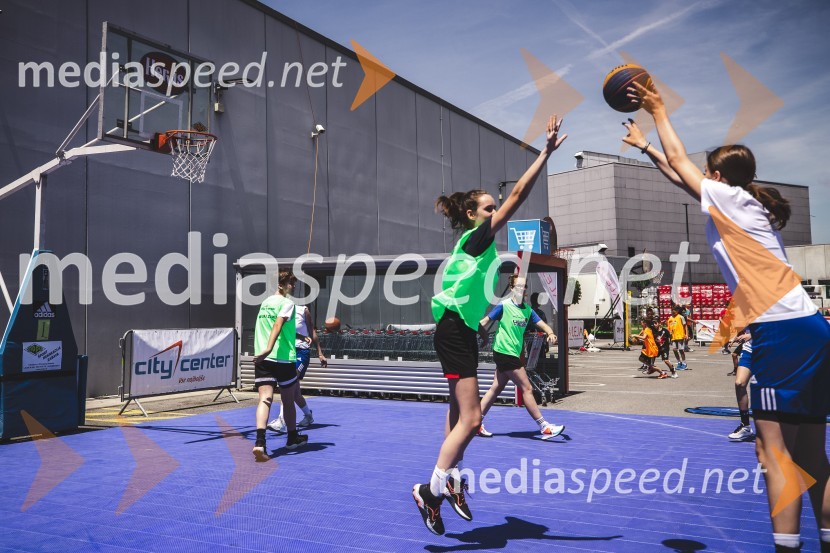 Ulična košarka 3 na 3 v Citycentru Celje