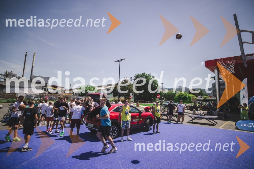 Ulična košarka 3 na 3 v Citycentru Celje