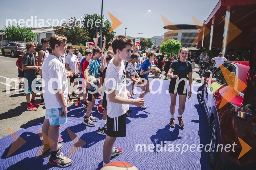 Ulična košarka 3 na 3 v Citycentru Celje