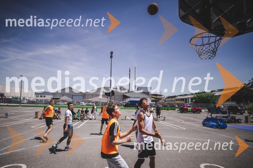 Ulična košarka 3 na 3 v Citycentru Celje