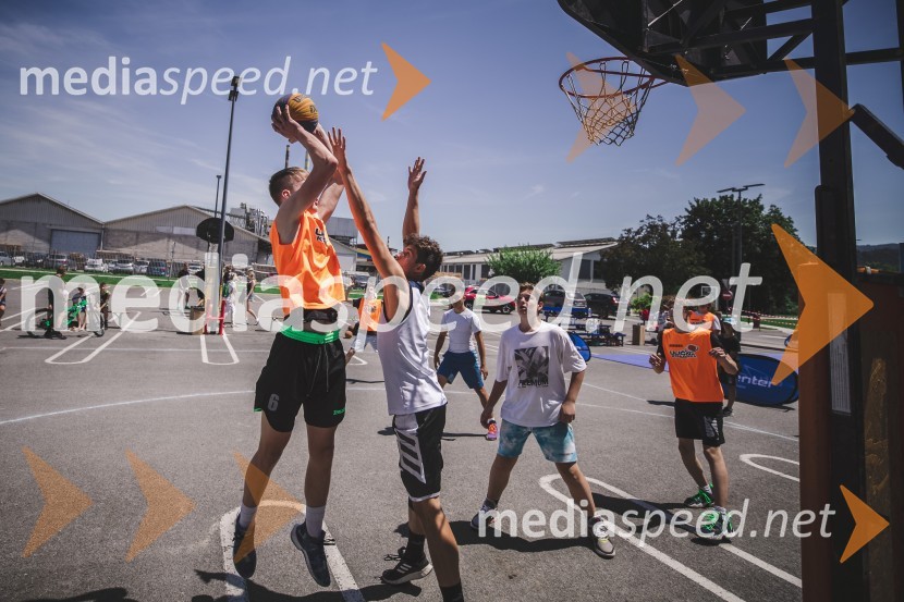 Ulična košarka 3 na 3 v Citycentru Celje