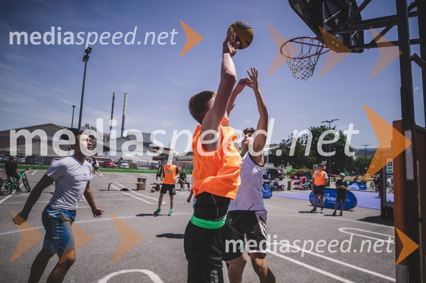 Ulična košarka 3 na 3 v Citycentru Celje