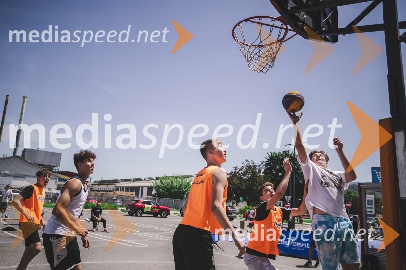 Ulična košarka 3 na 3 v Citycentru Celje