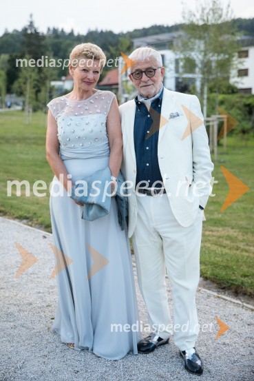  Rija Čič; dr. Peter  Čeferin, pravnik, pisateljKresna noč 2022, dobrodelna prireditev Lions kluba Ljubljana Ilirija