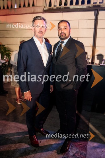  Marko Lukić, lastnik in direktor družbe Lumar IG;  Ugur Yildirim , direktor ECP Tactical OpportunitiesKresna noč 2022, dobrodelna prireditev Lions kluba Ljubljana Ilirija