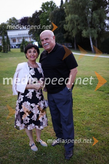  Branka Neffat, častna predsednica, Pravniško društvo Ljubljana;  Milan NeffatKresna noč 2022, dobrodelna prireditev Lions kluba Ljubljana Ilirija