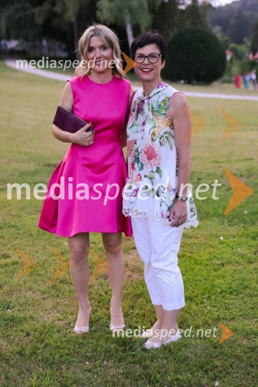  Barbara Uranjek, direktorica, Britansko-slovenska gospodarska zbornica;  Marta Kos Marko, podpredsednica, Gibanje SvobodaKresna noč 2022, dobrodelna prireditev Lions kluba Ljubljana Ilirija