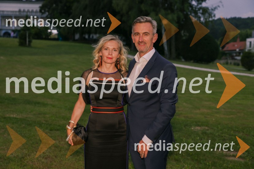  Alenka Lukić;  Marko Lukić, lastnik in direktor družbe Lumar IGKresna noč 2022, dobrodelna prireditev Lions kluba Ljubljana Ilirija