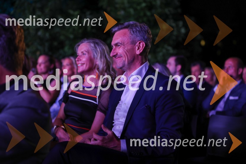  Alenka Lukić;  Marko Lukić, lastnik in direktor družbe Lumar IGKresna noč 2022, dobrodelna prireditev Lions kluba Ljubljana Ilirija