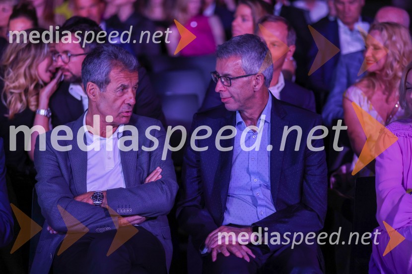  Stojan Petrič, nekdanji predsednik uprave družbe FMR;  Andrej  Kren, glavni direktor družbe Delo d.o.o.Kresna noč 2022, dobrodelna prireditev Lions kluba Ljubljana Ilirija