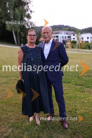  Polona  Praprotnik;  Frane Praprotnik, podjetnikKresna noč 2022, dobrodelna prireditev Lions kluba Ljubljana Ilirija