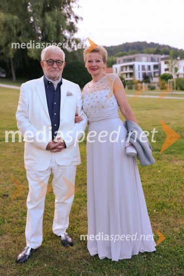 dr. Peter  Čeferin, pravnik, pisatelj;  Rija ČičKresna noč 2022, dobrodelna prireditev Lions kluba Ljubljana Ilirija