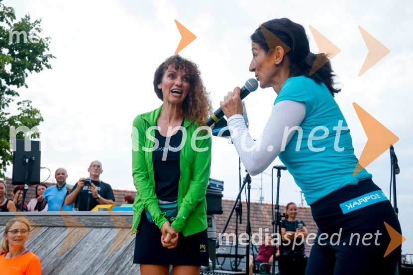  Metka Albreht, stilistka ter maratonka;  Betka Šuhel Mikolič, mentorica nastopanja v javnosti, radijska in televizijska voditeljica, podjetje BPROd vzhoda do vzhoda 2022 - skupinski vzpon na Šmarno goro