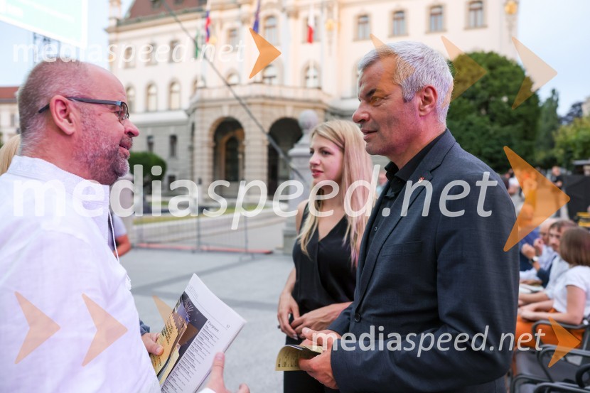  ... ;  Katja Arsenovič, direktorica Rožmarin Hospitality Group;  Aleksander Saša Arsenovič, župan, Mestna občina MariborPoletna noč, otvoritev jubilejnega 70. Ljubljana Festivala