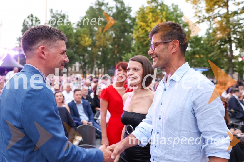  ... ;  ... ;  Matjaž Rakovec, župan Mestne občine KranjPoletna noč, otvoritev jubilejnega 70. Ljubljana Festivala