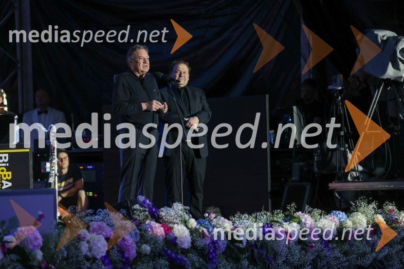  Zoran Janković, župan, Mestna občina Ljubljana;  Darko  Brlek, direktor in umetniški vodja, Festival LjubljanaPoletna noč, otvoritev jubilejnega 70. Ljubljana Festivala