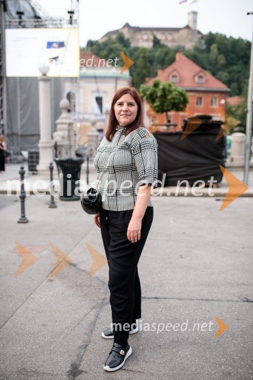  Teja Pelko, novinarka, Svet24Poletna noč, otvoritev jubilejnega 70. Ljubljana Festivala