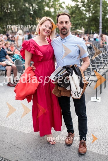  Anja Markovič, strokovnjakinja za odnose z javnostmi;  Andrej PetrovPoletna noč, otvoritev jubilejnega 70. Ljubljana Festivala