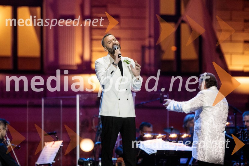  Anžej Dežan, pevecPoletna noč, otvoritev jubilejnega 70. Ljubljana Festivala