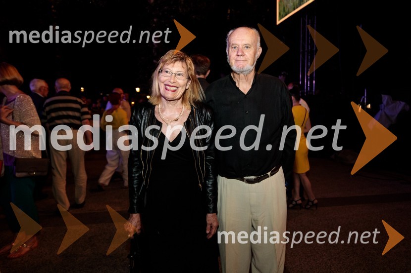  Nevenka Leban Orešič, pianistka, častna konzulka Republike Litve;  Ivan LebanPoletna noč, otvoritev jubilejnega 70. Ljubljana Festivala