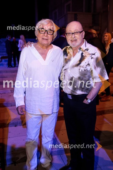  Lado  Leskovar, pevec in ambasador Unicef;  Tomo Vran, akademski slikarPoletna noč, otvoritev jubilejnega 70. Ljubljana Festivala
