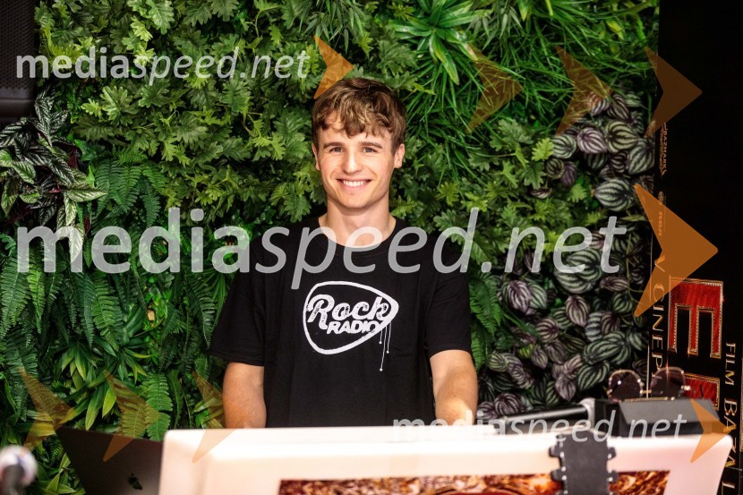  Klemen Kopina, speaker, MCPremiera filma Elvis, Cineplexx Ljubljana