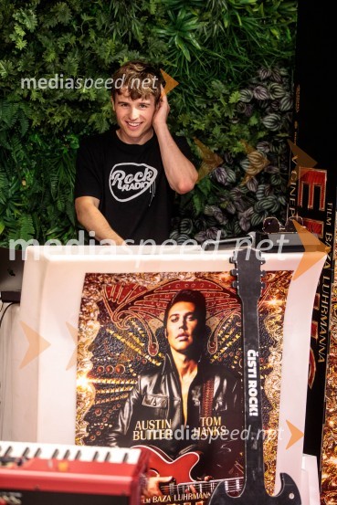  Klemen Kopina, speaker, MCPremiera filma Elvis, Cineplexx Ljubljana