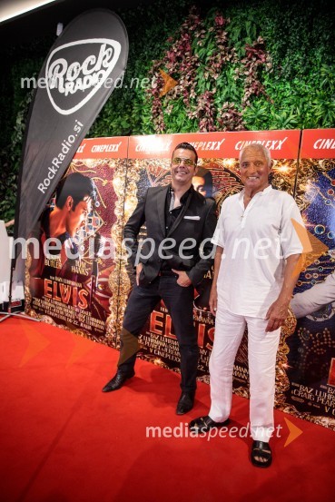  Rok Ferengja, pevec, Rok'n band;  ... Premiera filma Elvis, Cineplexx Ljubljana