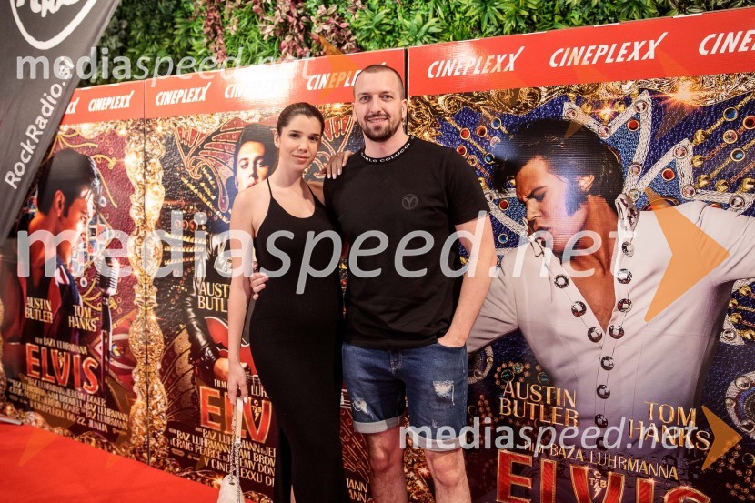  Ariana Hodžić, Miss turizma 2018;  Pero MartićPremiera filma Elvis, Cineplexx Ljubljana